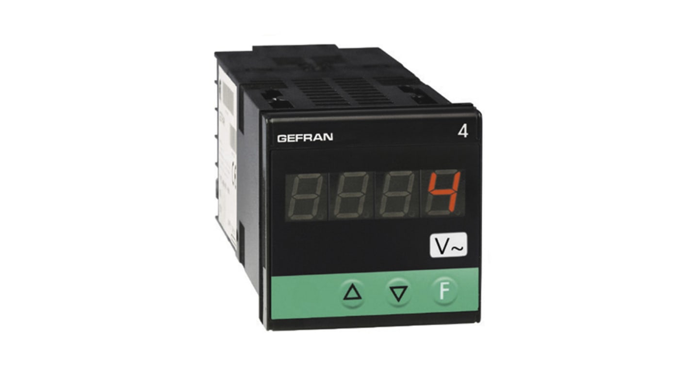 Gefran 4A Digital Panel Multi-Function Meter for Current, Voltage, 48mm x 96mm