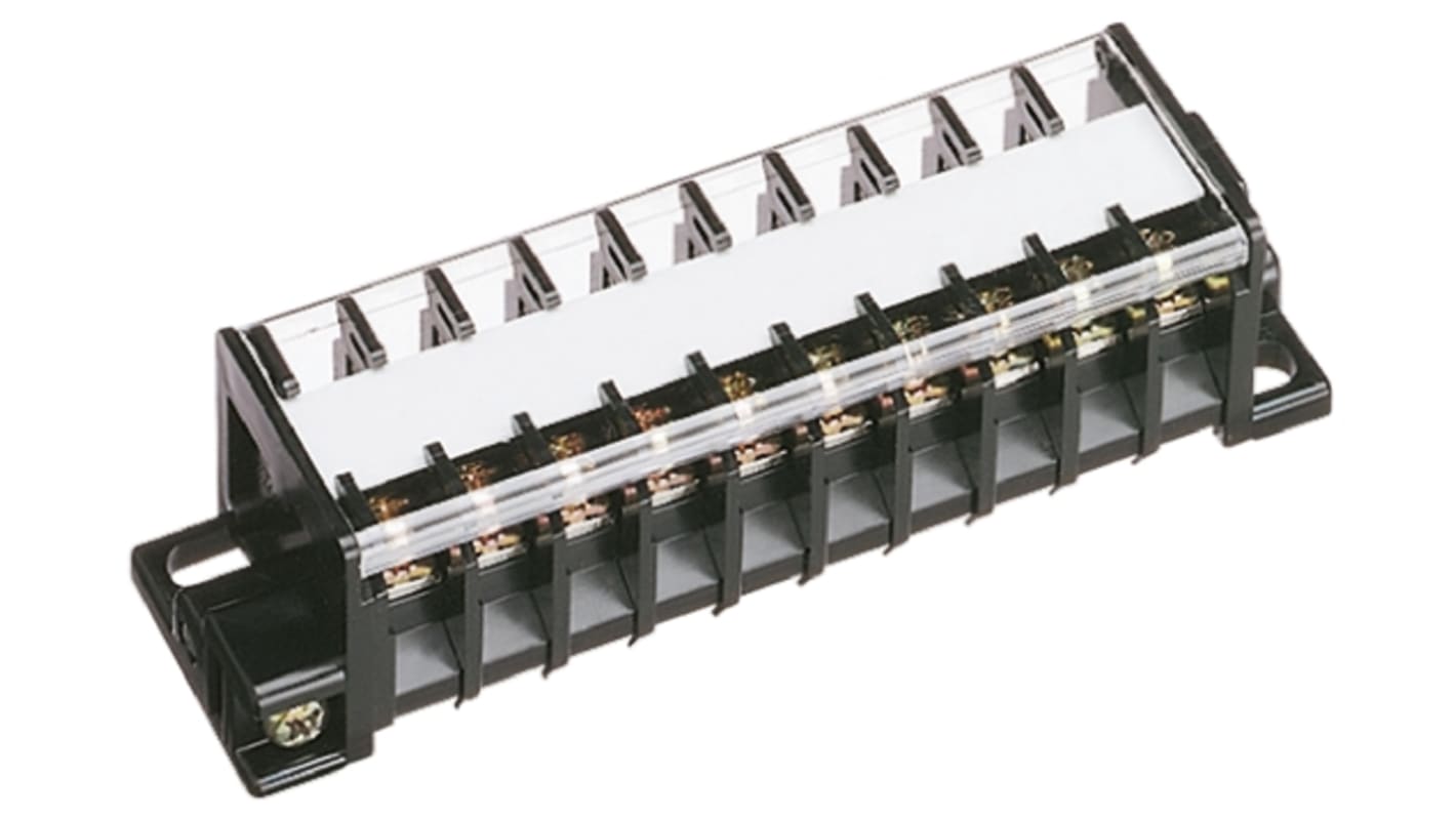 Toyogiken Barrier Strip, 7mm Pitch, 15A, 250 V, Screw Down Termination