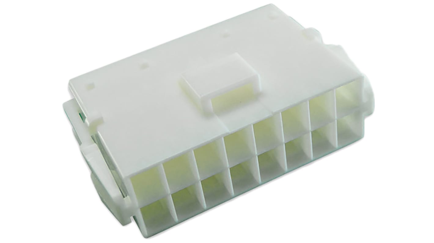 JST Female Connector Housing, 16 Way, 2 Row