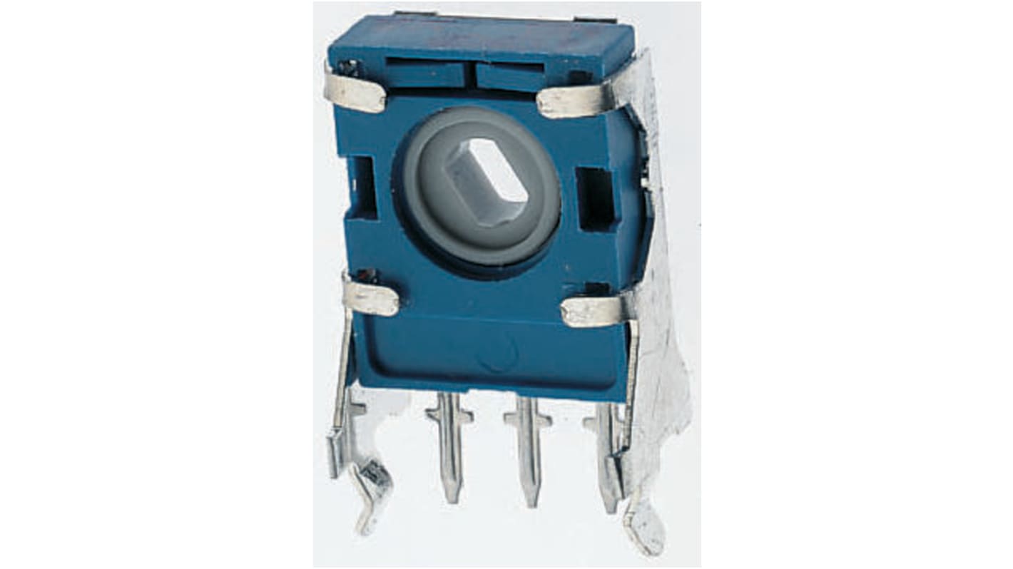 TE Connectivity 1MΩ Trimmer Potentiometer 1-Gang, Panel Mount (Through Hole), 5350500114