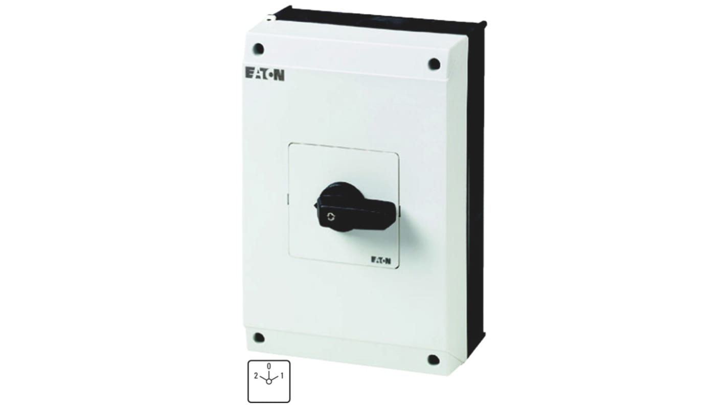 Eaton 3P Pole Surface Mount Isolator Switch - 63A Maximum Current, IP65
