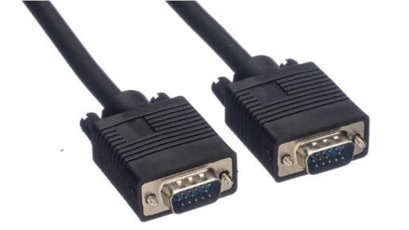 Kabel VGA złącze A Męskie złącze B Męskie długość 2m Czarny Roline