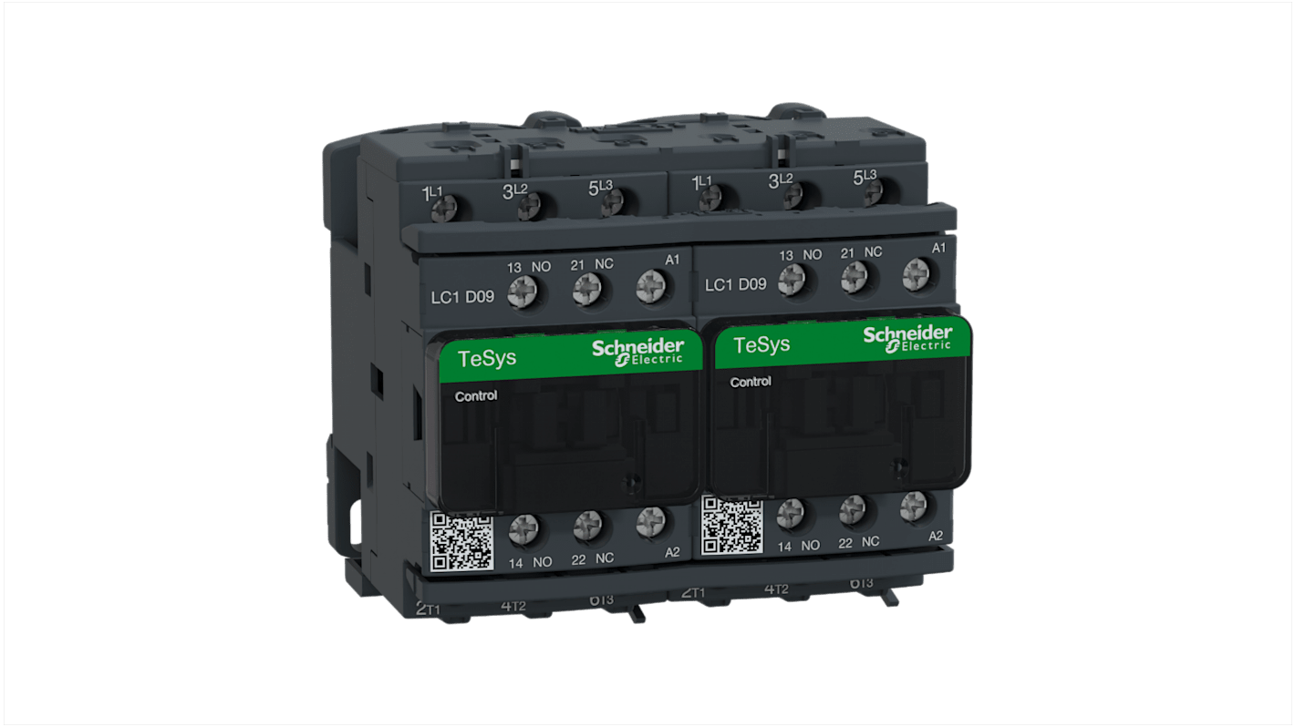 Schneider Electric TeSys D LC2D Contactor, 24 V ac Coil, 3-Pole, 9 A, 4 kW, 3NO, 690 V ac