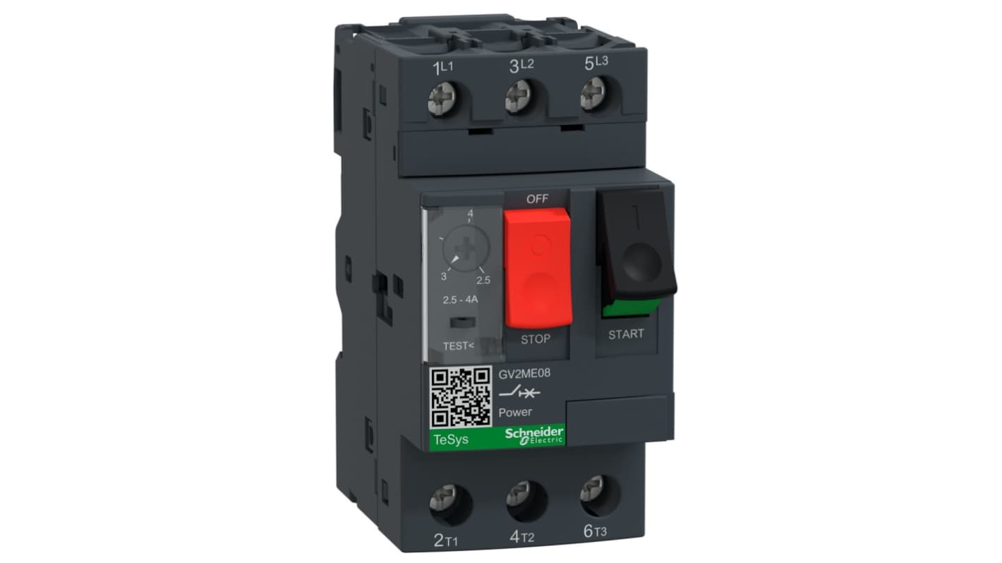 Schneider Electric 2.5 → 4 A TeSys Motor Protection Circuit Breaker, 690 V