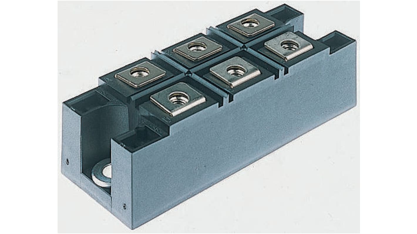 Vishay 三相整流桥模块, 90A, 1600V, 5针, INT-A-PAK, 面板安装, -40 °C→+150 °C