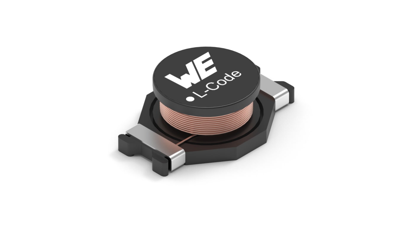 Wurth, WE-PD4 Unshielded Wire-wound SMD Inductor with a Ferrite Core, 3.3 μH ±20% Wire-Wound 9A Idc