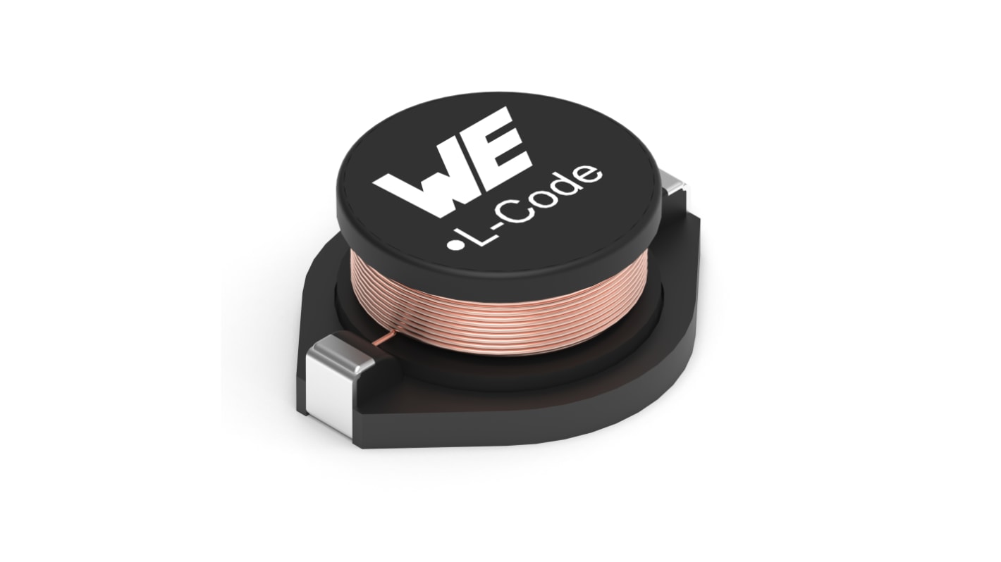 Wurth, WE-PD4 Unshielded Wire-wound SMD Inductor with a Ferrite Core, 4.7 μH ±20% Wire-Wound 5A Idc