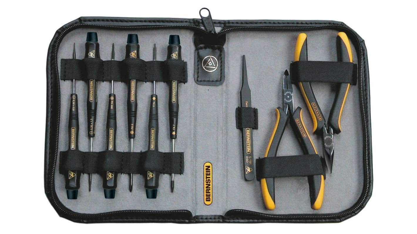 Bernstein 9 Piece ESD Tool Kit with Pouch