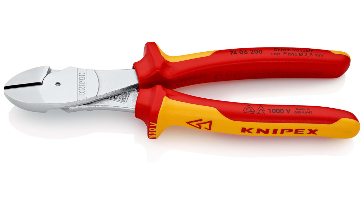 Knipex Knipex VDE/1000V Insulated High Leverage Diagonal Cutter