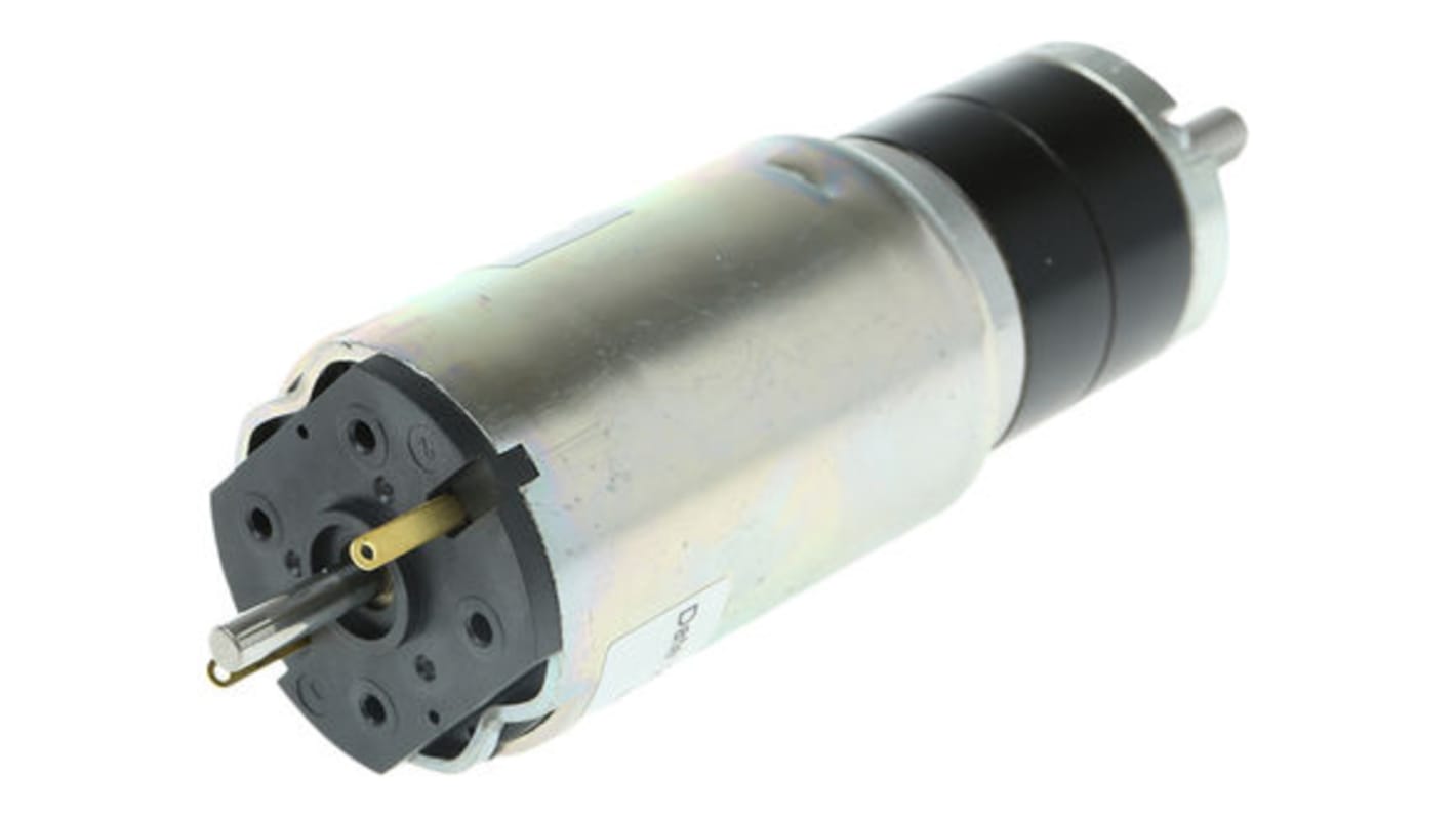 RS PRO Brushed Geared DC Geared Motor, 13.2 W, 24 V dc, 13 Ncm, 450 rpm, 6mm Shaft Diameter