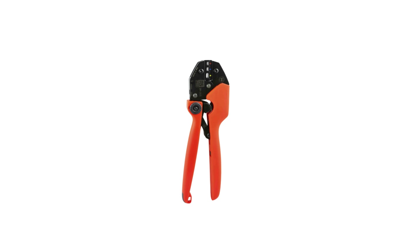 Pinza crimpatrice RS PRO, Terminali isolati rosso, blu, giallo