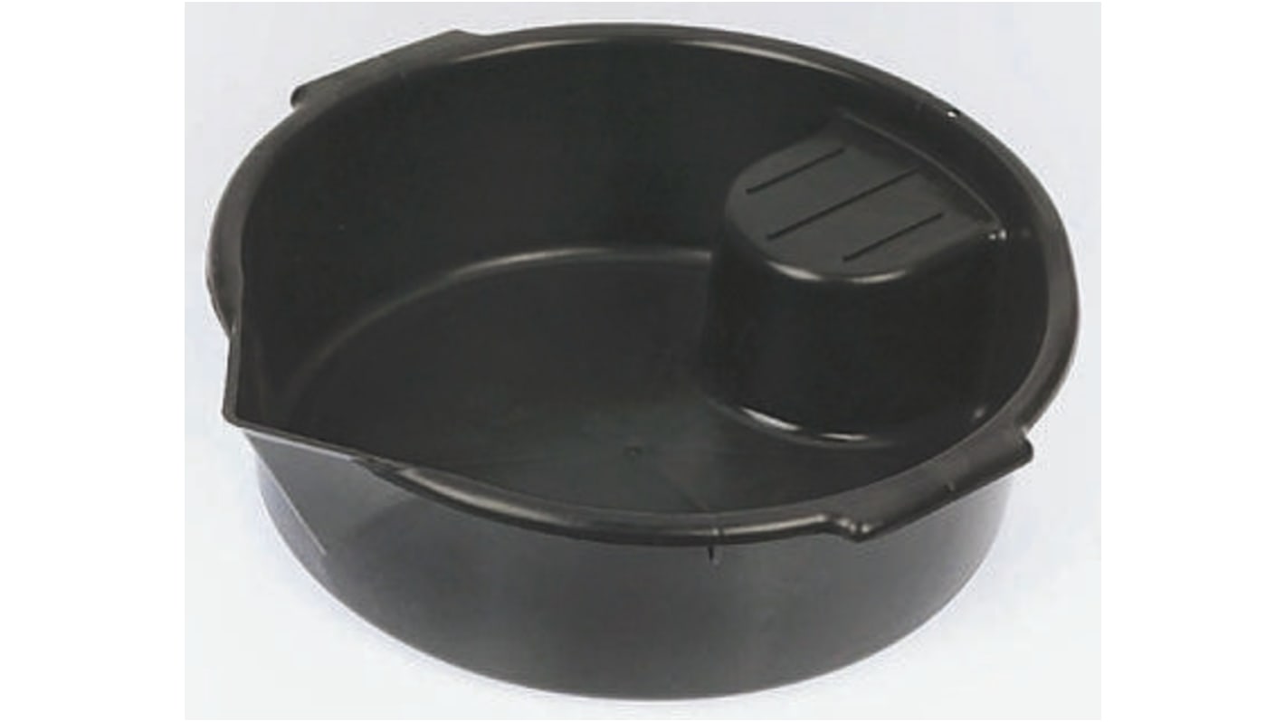 RS PRO Polyethylene Oil Drain Pan, inner Dimensions 400.0mm, W 400.0mm