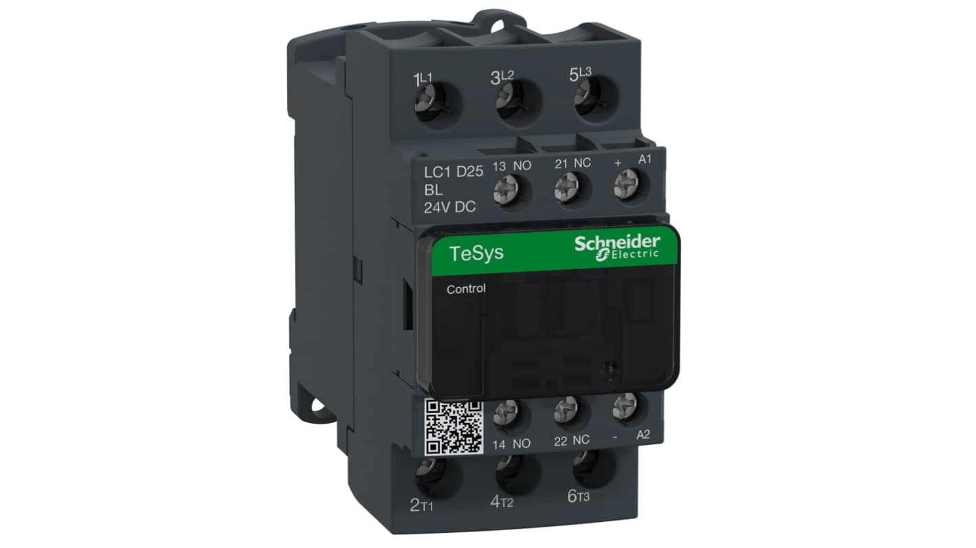 LC1D25BL | Schneider Electric LC1D 電磁接触器 25 A 3極 24 V 