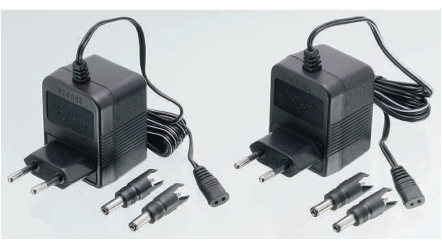 Mascot 7W Plug-In AC/DC Adapter 9V ac Output, 800mA Output