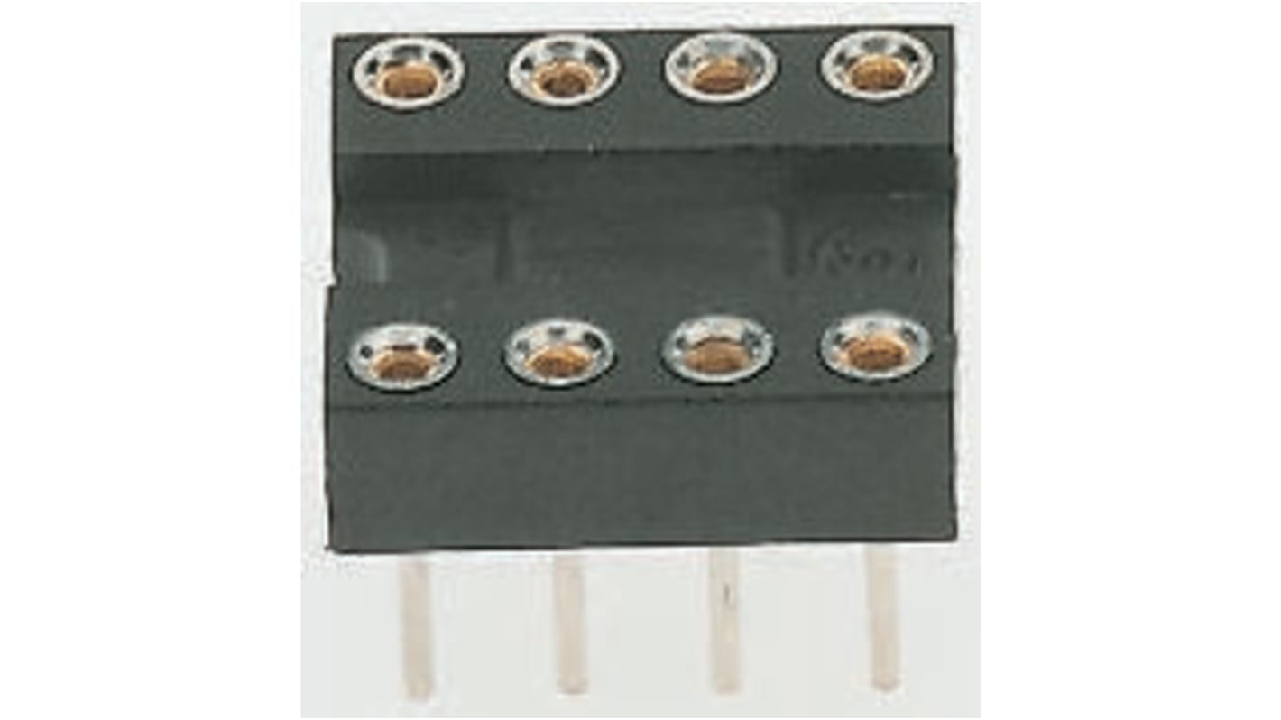 Winslow 2.54mm Pitch Vertical 22 Way, Through Hole Turned Pin Open Frame IC Dip Socket, 5A