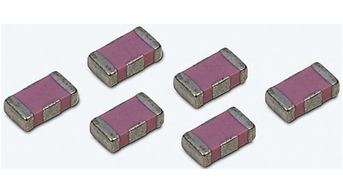 Condensateur céramique multicouche MLCC,  CMS, 47nF, 50V c.c., -20 → +50%, diélectrique : X7R