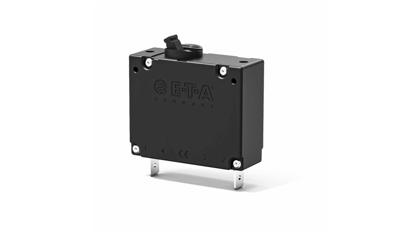 ETA Thermal Circuit Breaker - 8340 Single Pole 80V dc Voltage Rating Flange Mount, 25A Current Rating