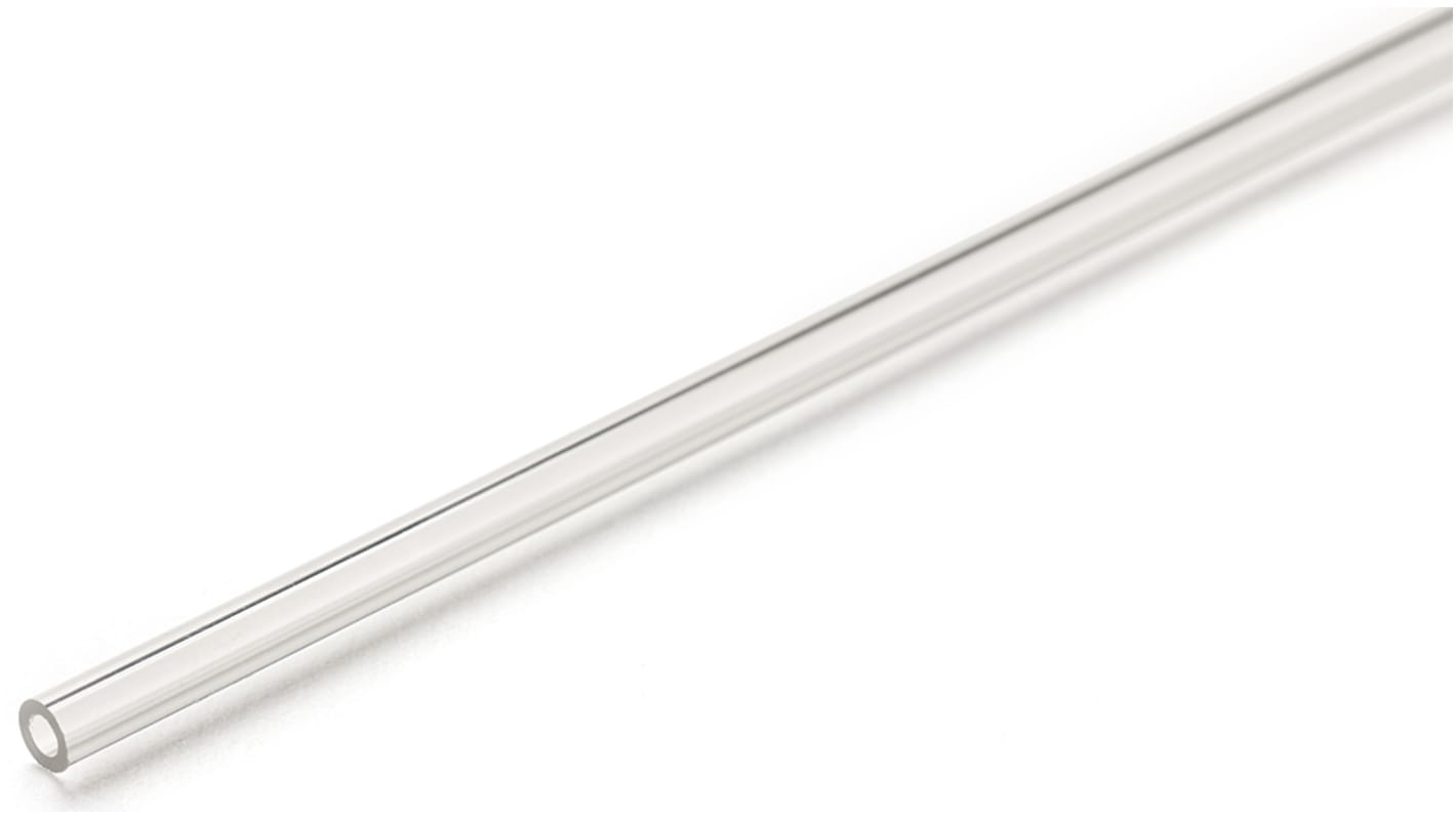 Tubo in acrilico Chiaro Circolare, 1m x 8mm ID x 12mm OD