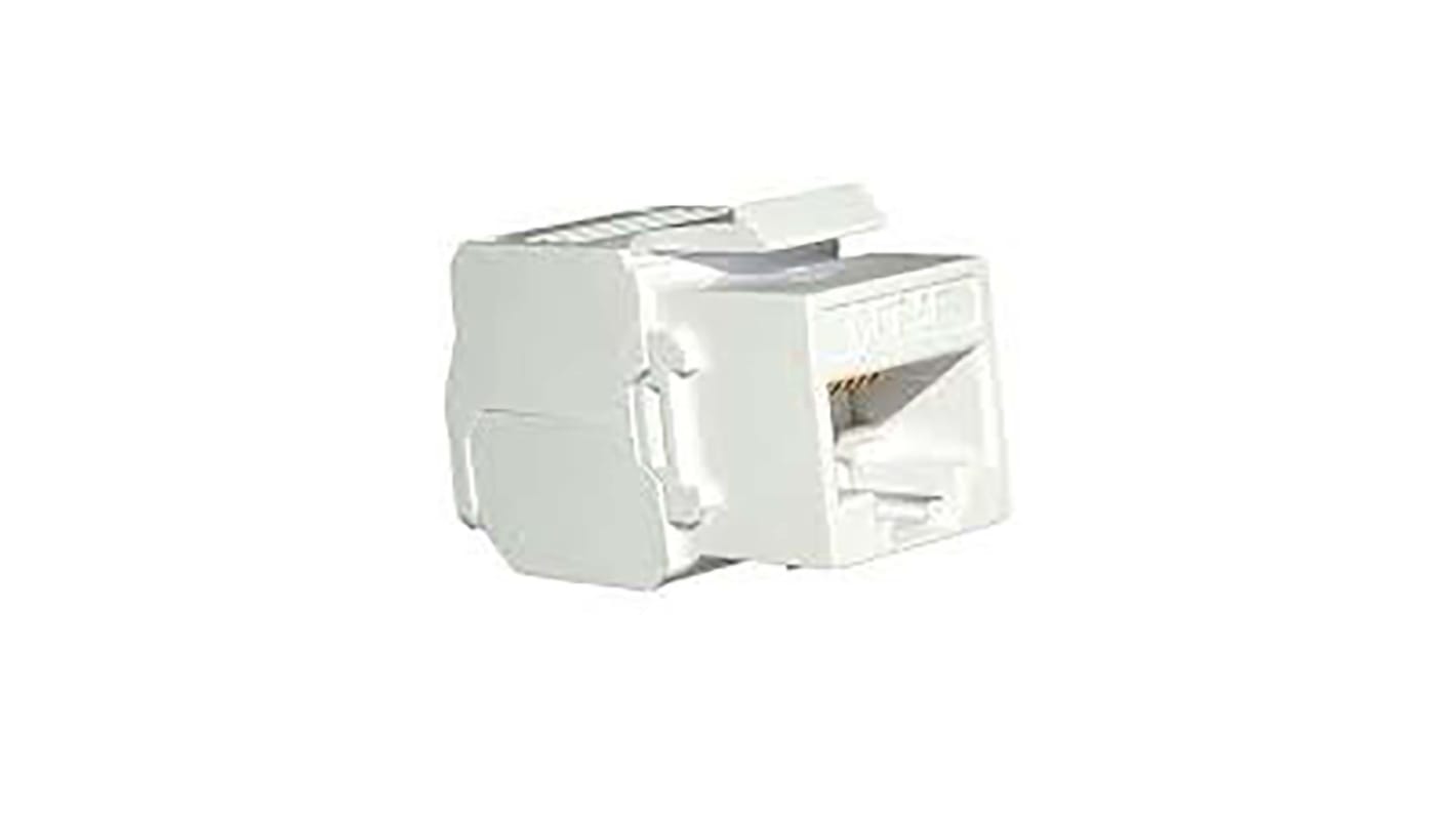 Decelect Female RJ45 Connector, Snap-In, Cat5e, UTP Shield Straight 8P -Way