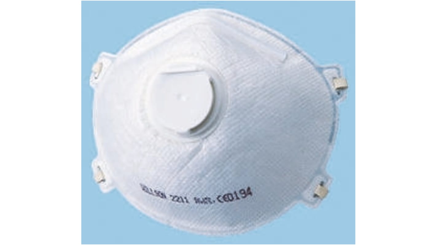Honeywell Safety Disposable Face Mask for General Purpose Protection, FFP2, Valved, Moulded 20 per Package