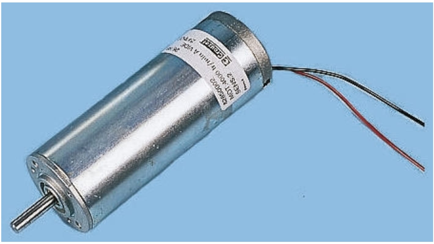 Crouzet Brushed DC Motor, 32.5 W, 12 V dc, 100 mNm, 3100 rpm, 6mm Shaft Diameter