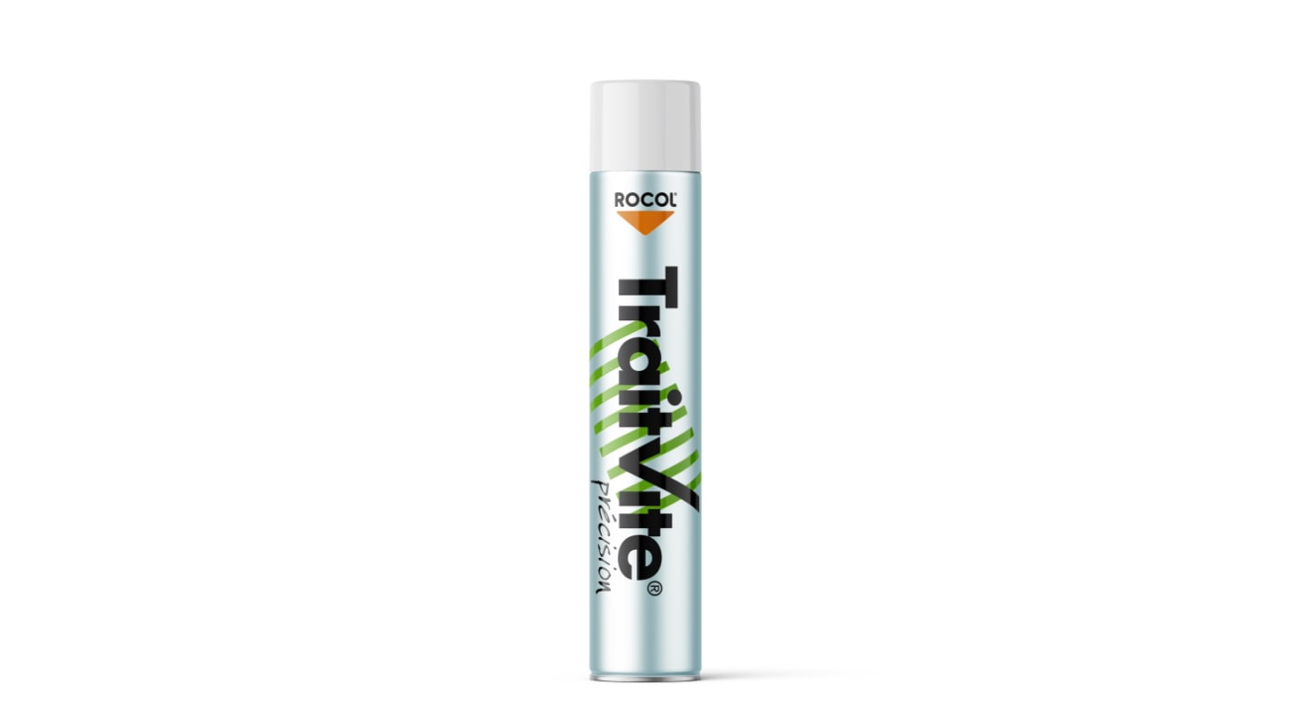 Rocol 1000/750ml RAL 9016 White Satin Line Marker Spray