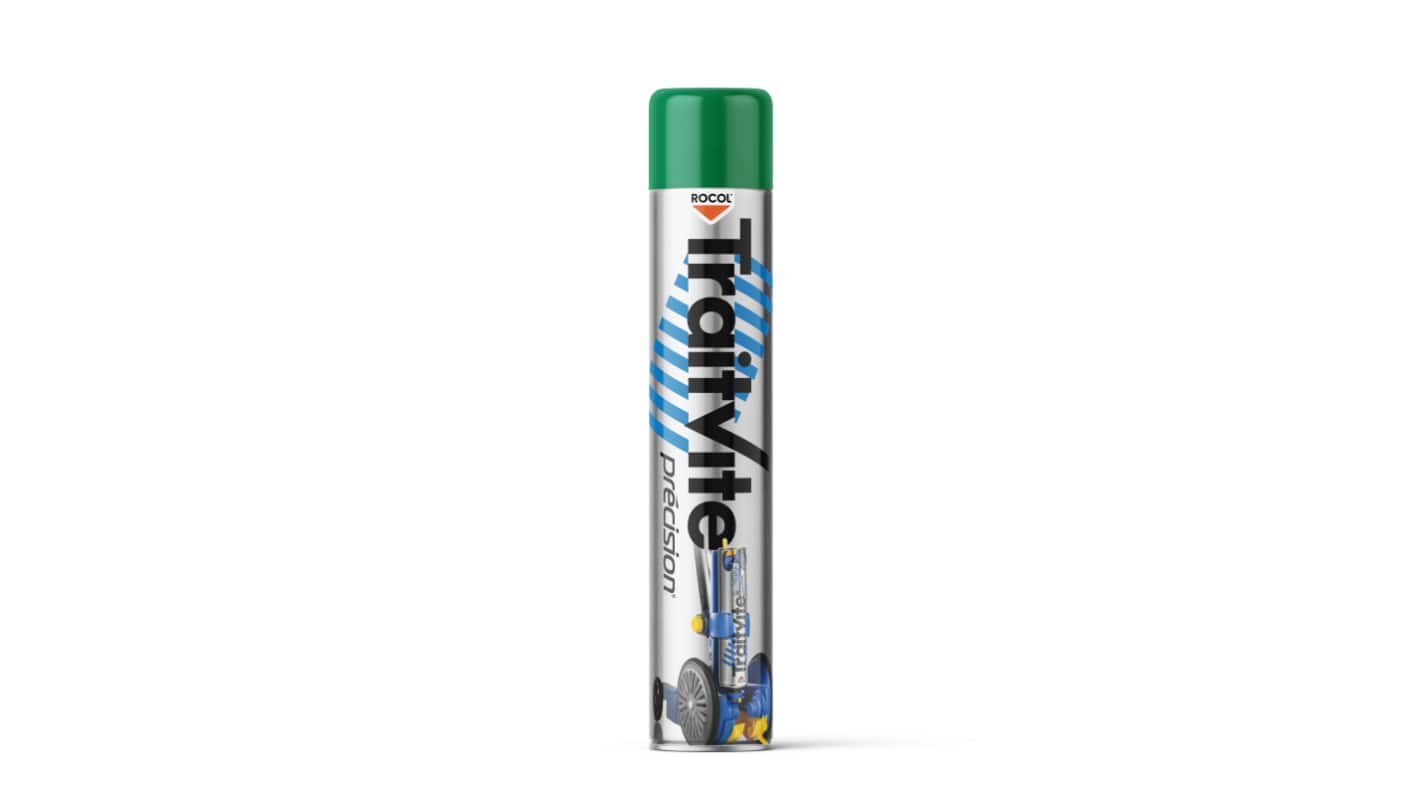 Peinture marquage au sol Rocol TraitVite, Vert RAL 6024 Satiné, 1000/750ml