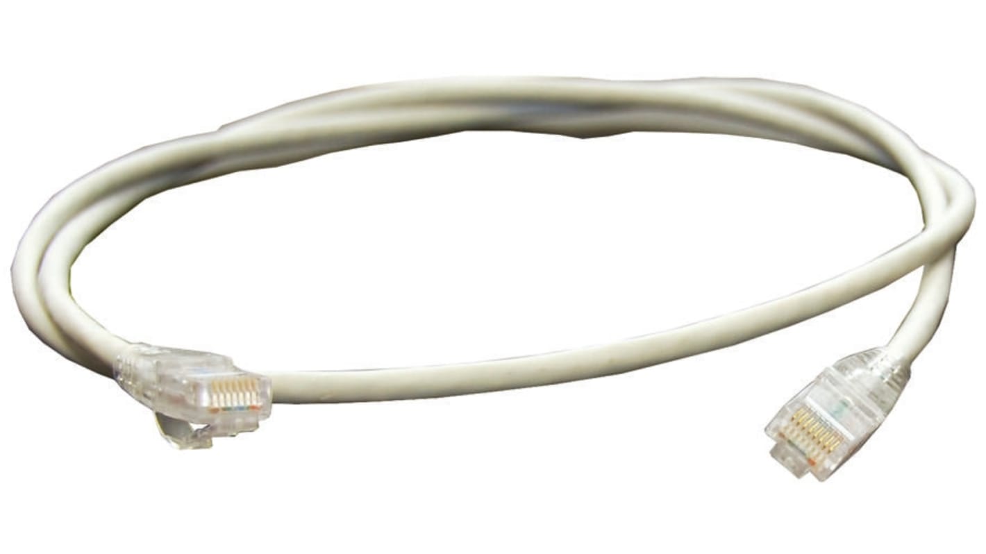 Kabel kategorii 6 długość 2m Z zakończeniem HellermannTyton PVC