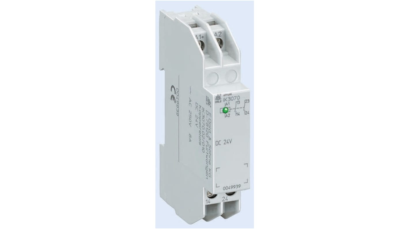 Dold Contactor Relay, 2-Pole, 8 A, 2NO, 24 V dc, 230 V ac