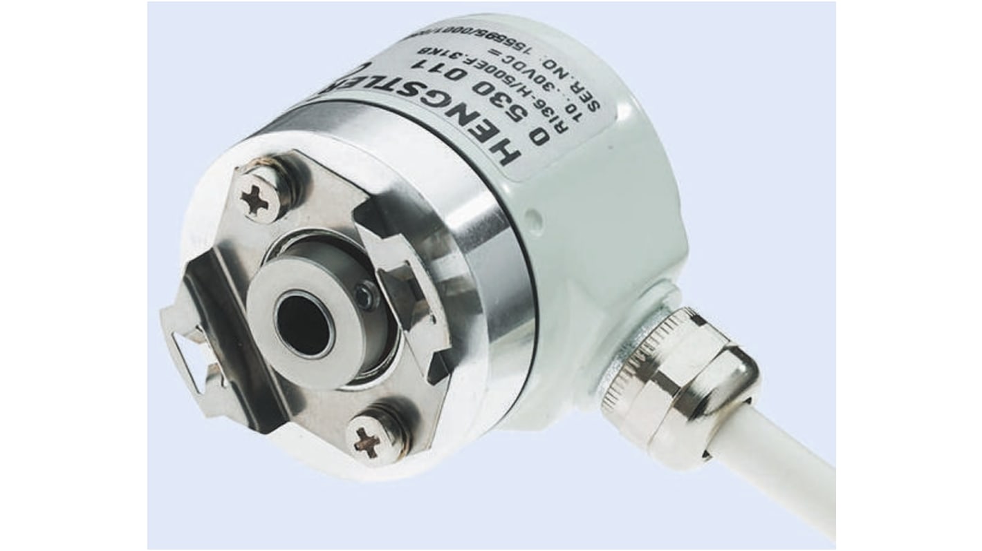 Hengstler R136 Series Incremental Incremental Encoder, Push Pull Signal, Hollow Type, 8mm Shaft