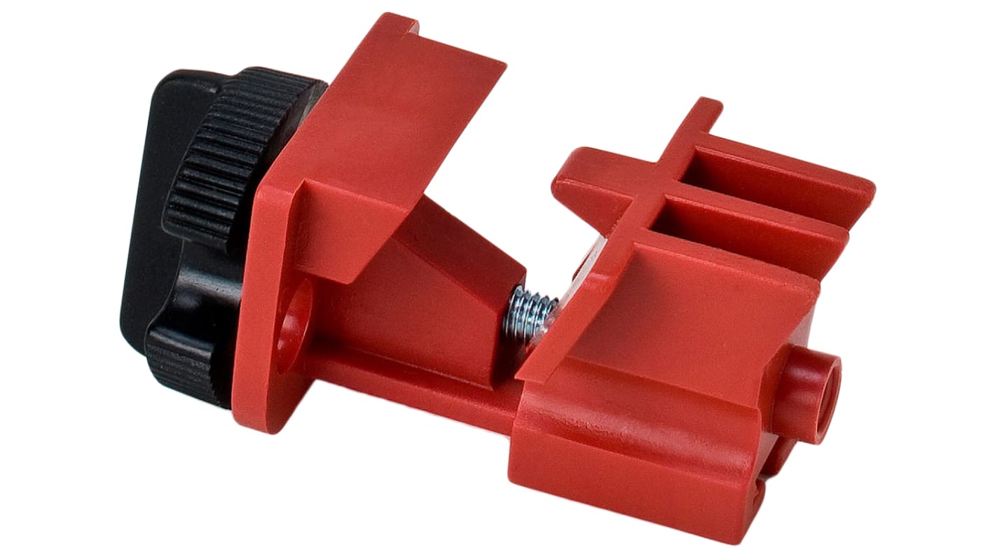 Brady Red Nylon Multi-Pole Breaker Lockout, 7mm Shackle