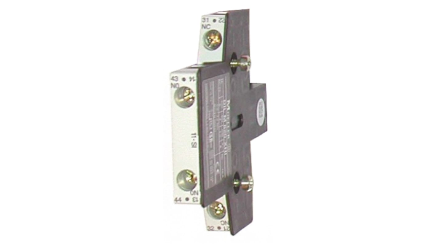 Eaton Auxiliary Contact, 2 Contact, 1NC + 1NO, Side Mount