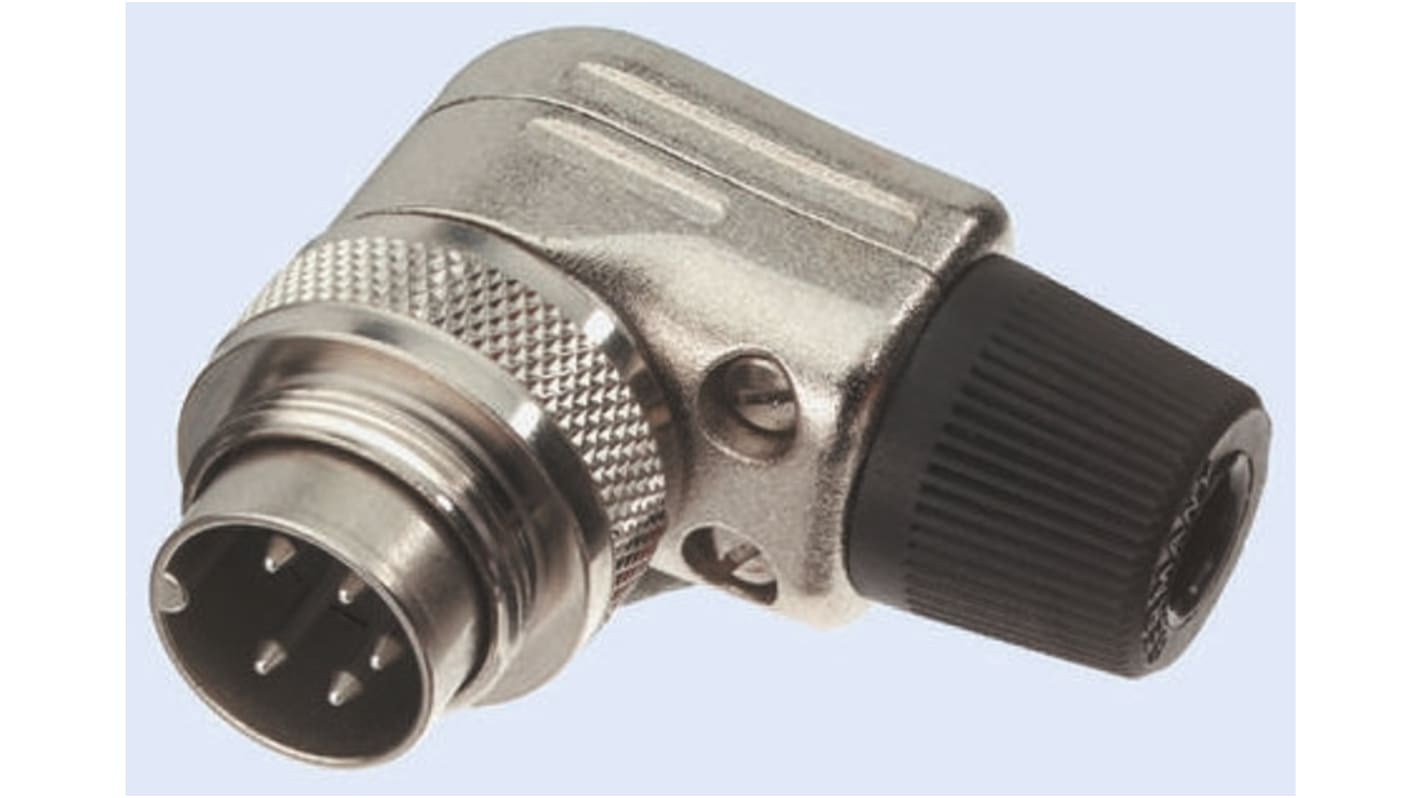 binder Circular Connector, 12 Contacts, Cable Mount, Miniature Connector, Plug, Male