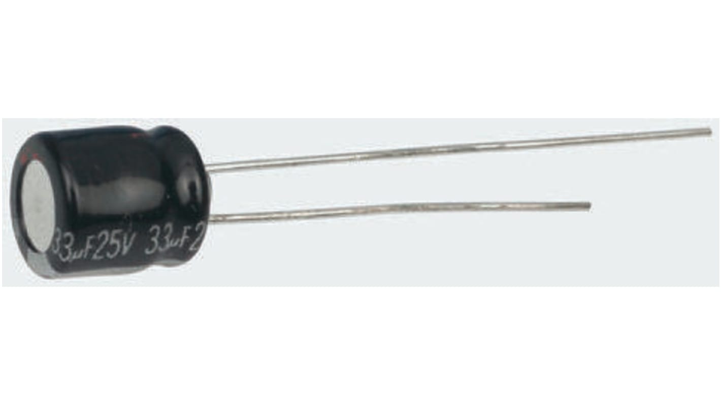 Condensateur Panasonic série GA, Aluminium électrolytique 22μF, 16V c.c.