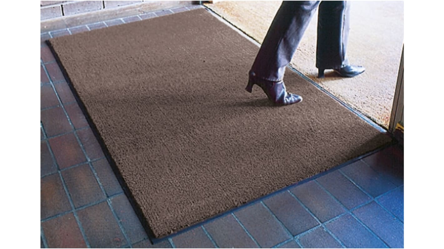 Coba Europe Entraplush Anti-Slip, Door Mat, Carpet, Indoor Use, Grey, 1.2m 1.8m 7mm