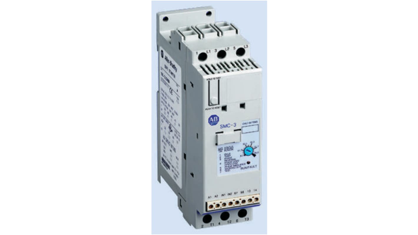 Allen Bradley Soft Starter, 4 kW, 460 V ac, 3 Phase, IP2X