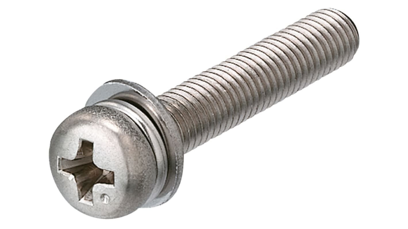 Yahata Neji Cross Pan Stainless Steel Sems Screw x 12.0mm
