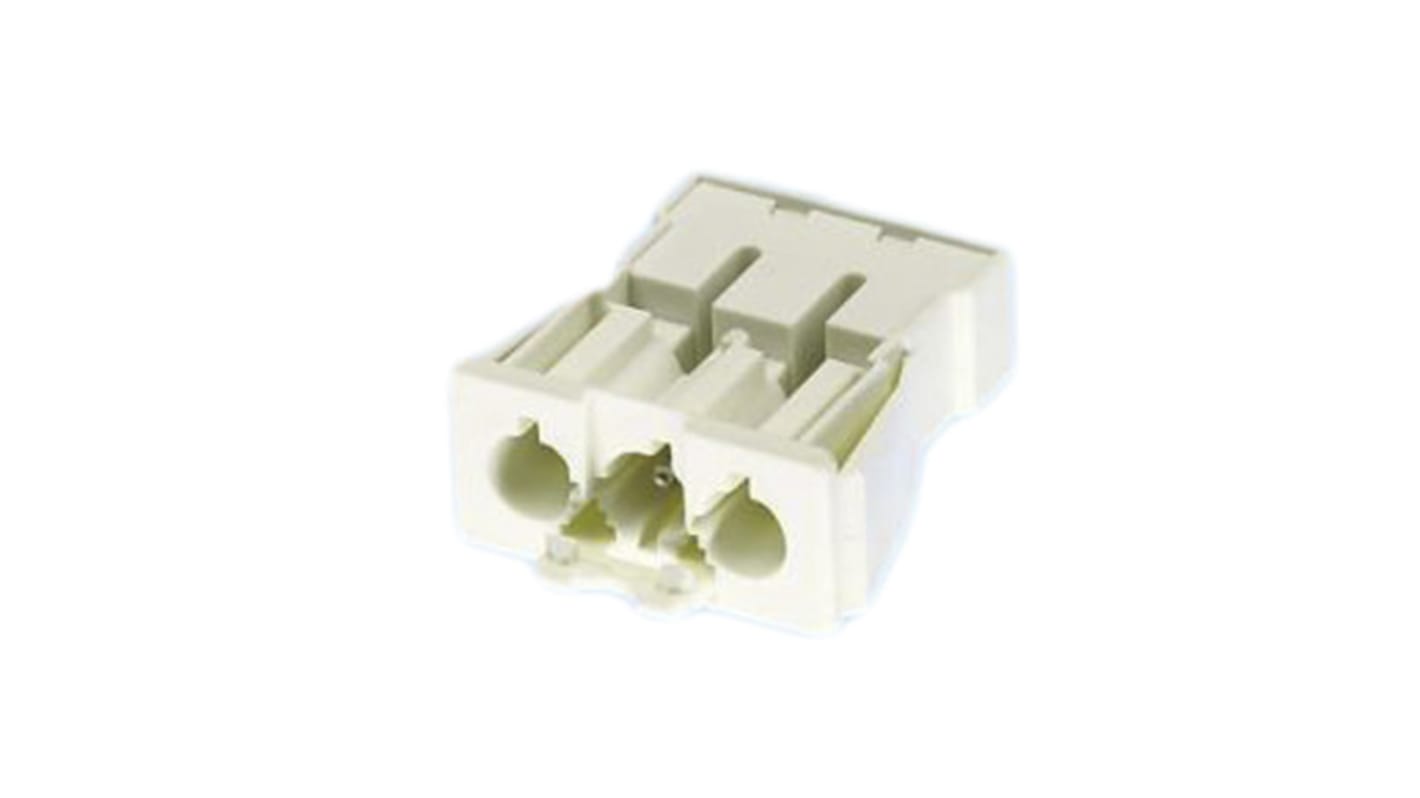 Wieland Stecker GST18 Leuchtensteckverbinder, Steckverbinder, Kontakte: 3, Tafelmontage, 16A, Weiß, 0,5 → 1,5