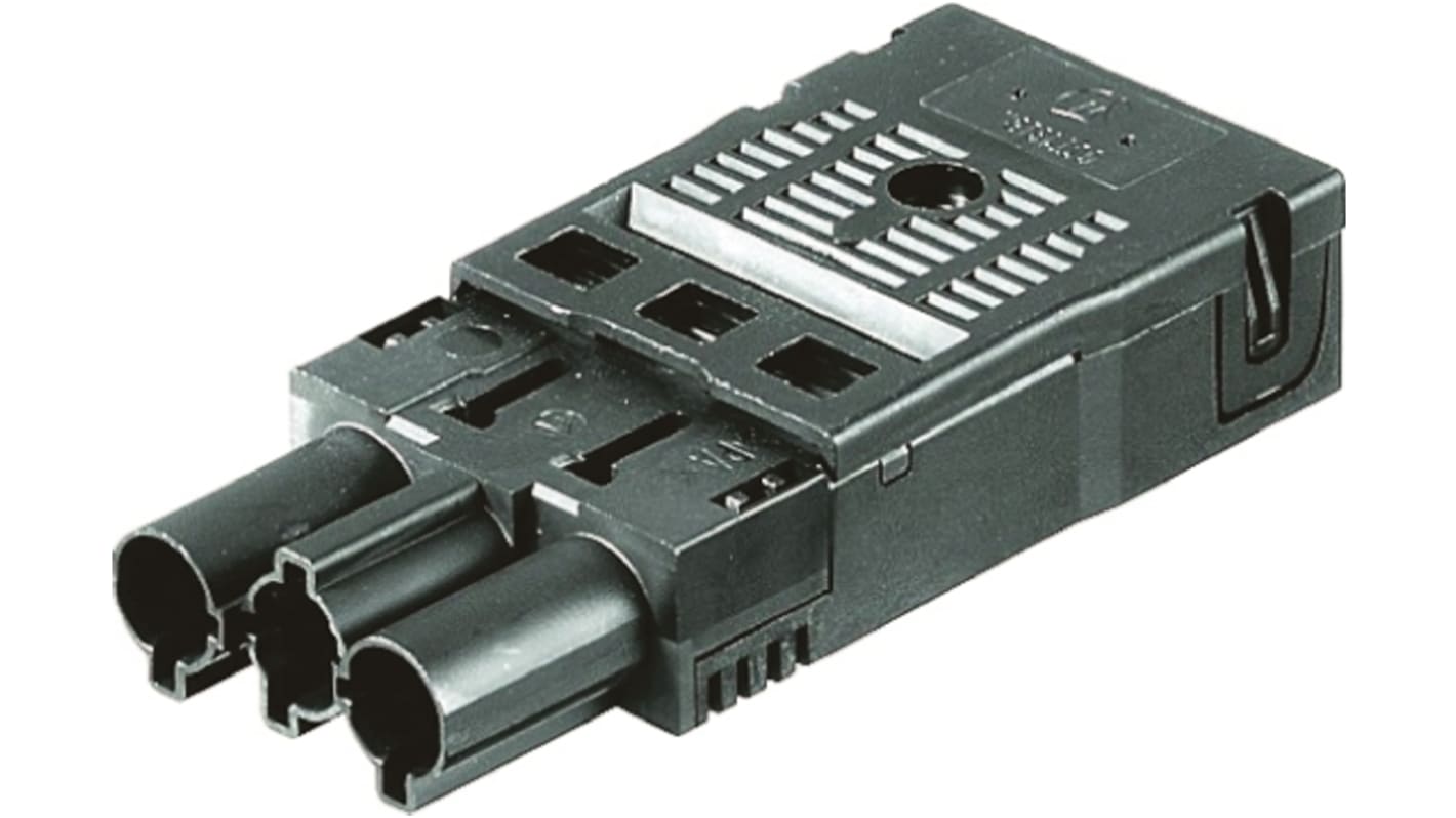 Conector de iluminación Macho GST18i, 3 Polos, 250 V, 16A, IP40