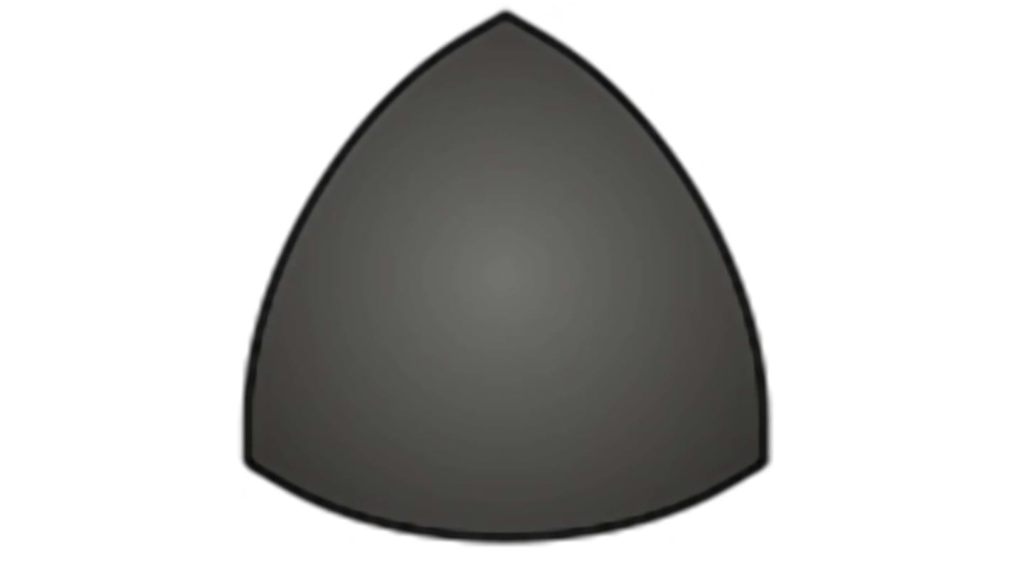 Capuchon du support d'encoignure, Polypropylène Noir, Profilé de 45 x 45R