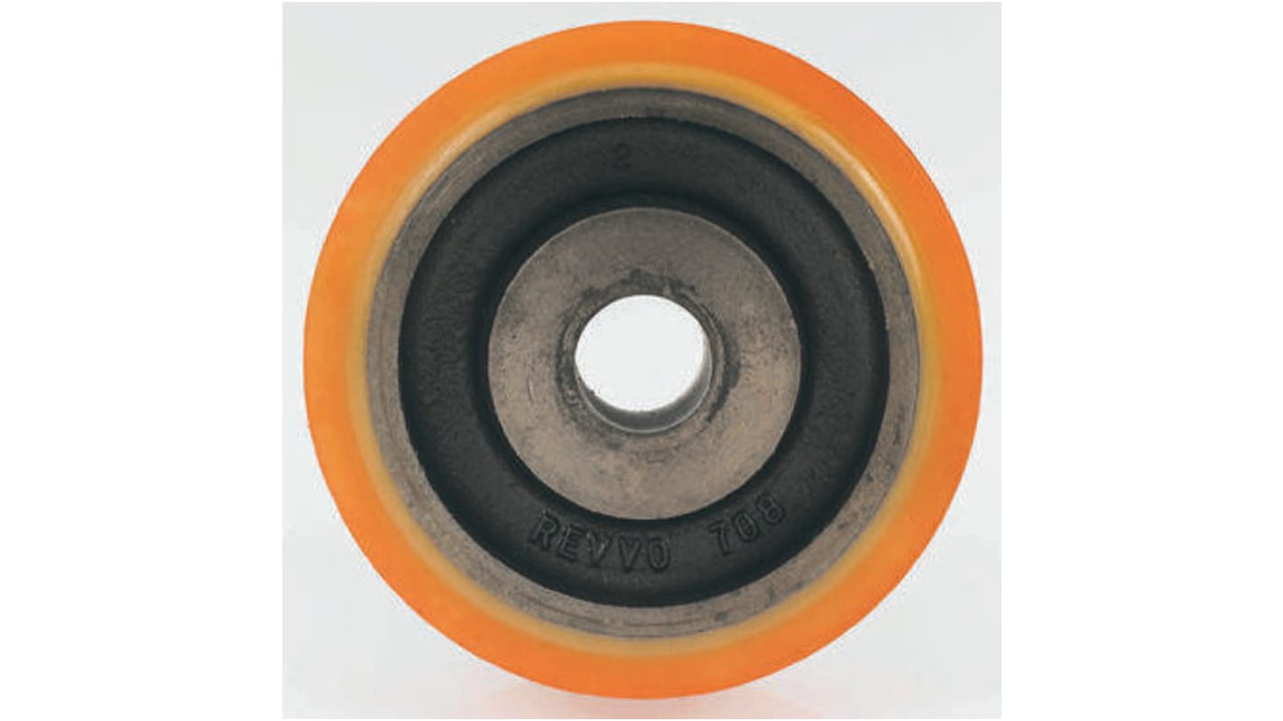 Revvo Polyurethane Abrasion Resistant, Corrosion Resistant Trolley Wheel, 2800kg