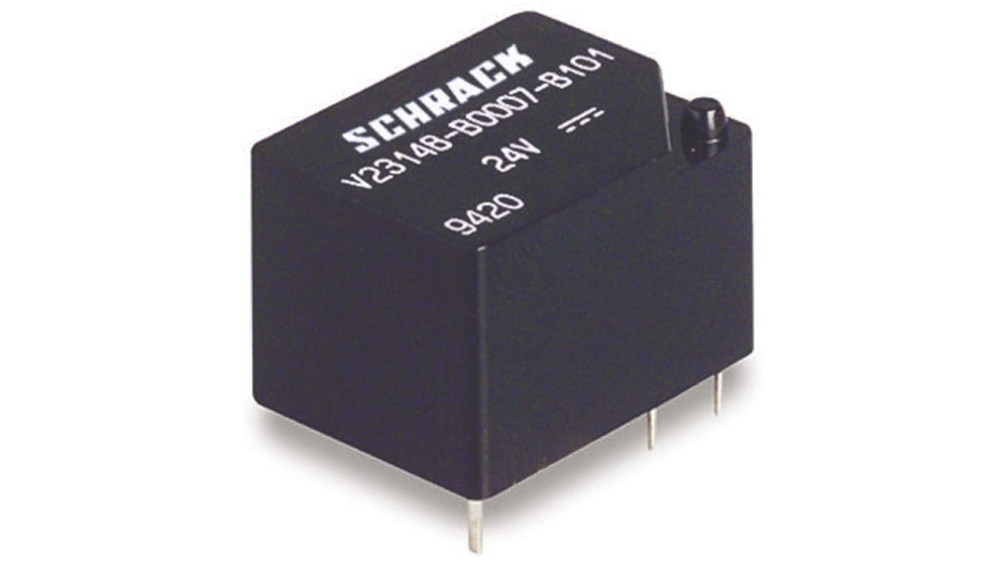 TE Connectivity PCB Mount Non-Latching Relay, 12V dc Coil, 7A Switching Current, SPDT