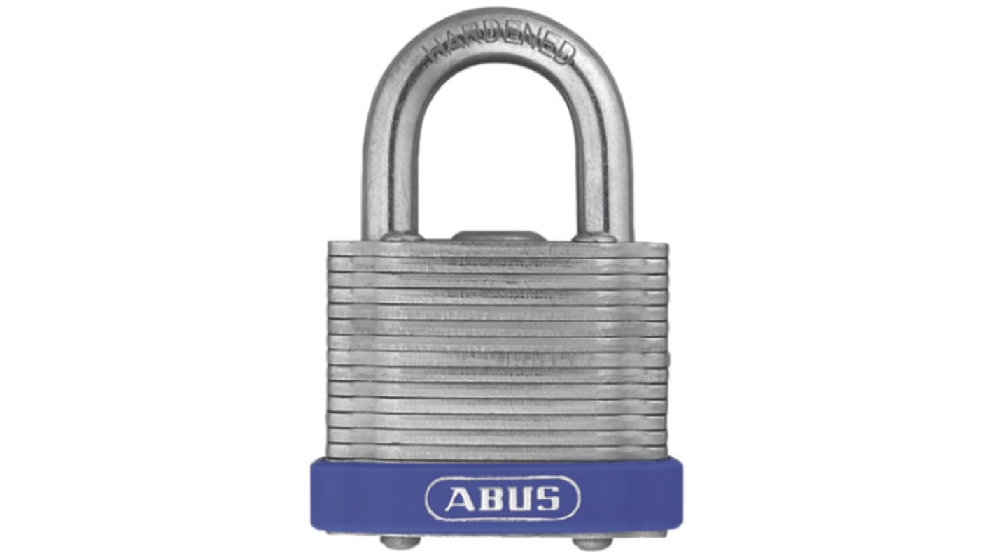 ABUS Key Weatherproof Steel Padlock, Keyed Alike, 8.8mm Shackle, 53mm Body