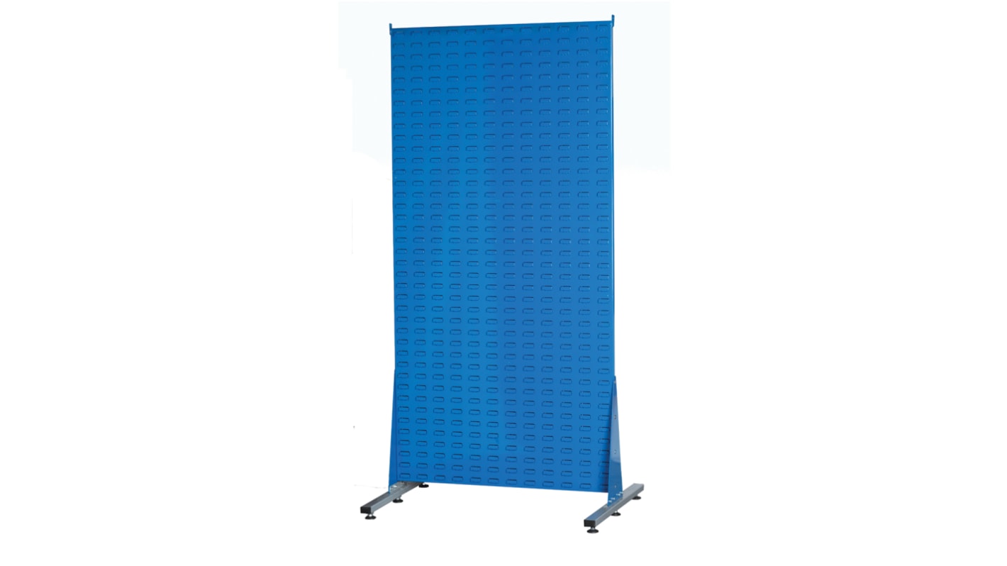 RS PRO PP Louvre Panel Storage Unit, 750mm x 1000mm x 2000mm, Blue