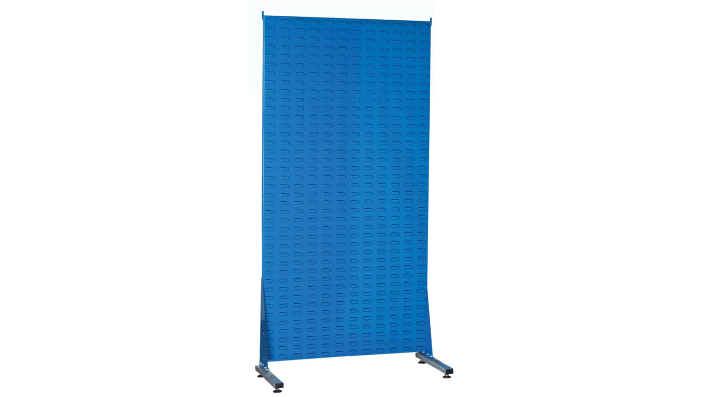 RS PRO PP Louvre Panel Storage Unit, 500mm x 1000mm x 2000mm, Blue