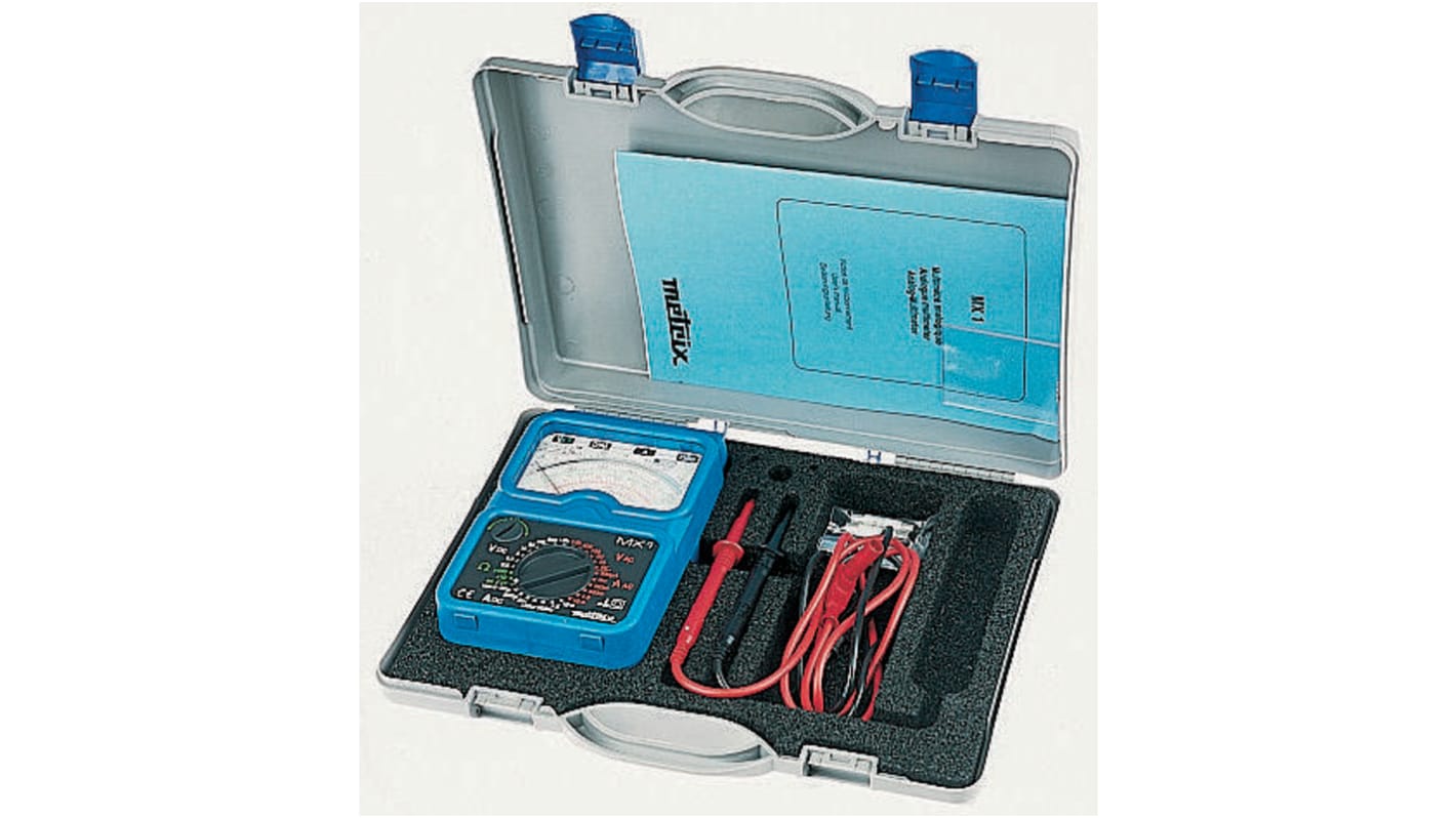 Metrix MX 1 Handheld Analogue Multimeter, 10A ac Max - RS Calibrated