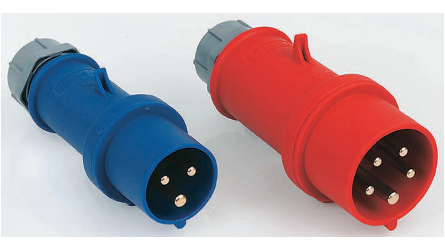 4P+E pro top free plug,16A 400V