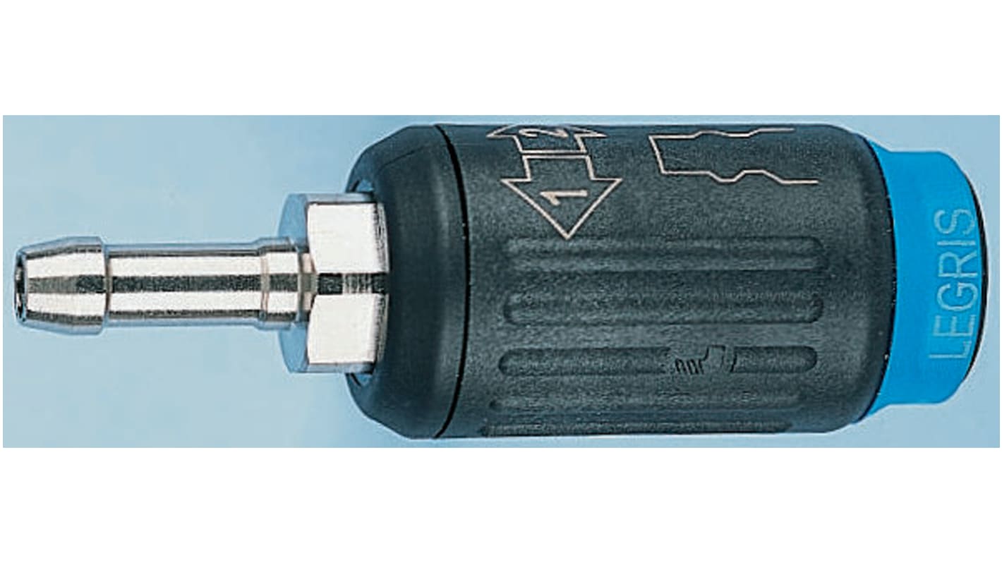 Legris Reinforced Polymer Male Pneumatic Quick Connect Coupling, 10mm Hose Barb