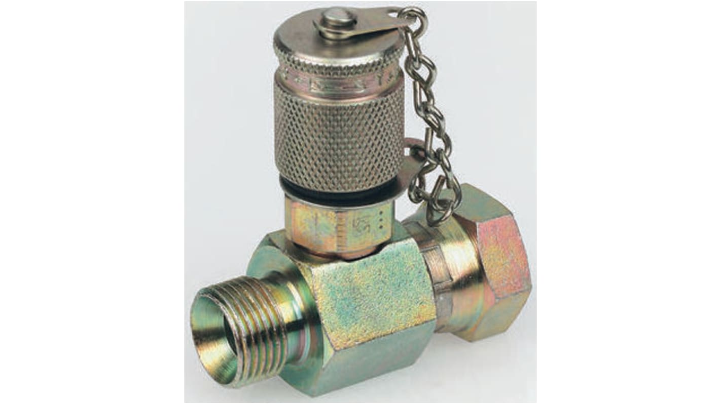 Adapter testowy, przyłącze A: G 3/8 męski, przyłącze B: G 3/8 żeński, 400 barów