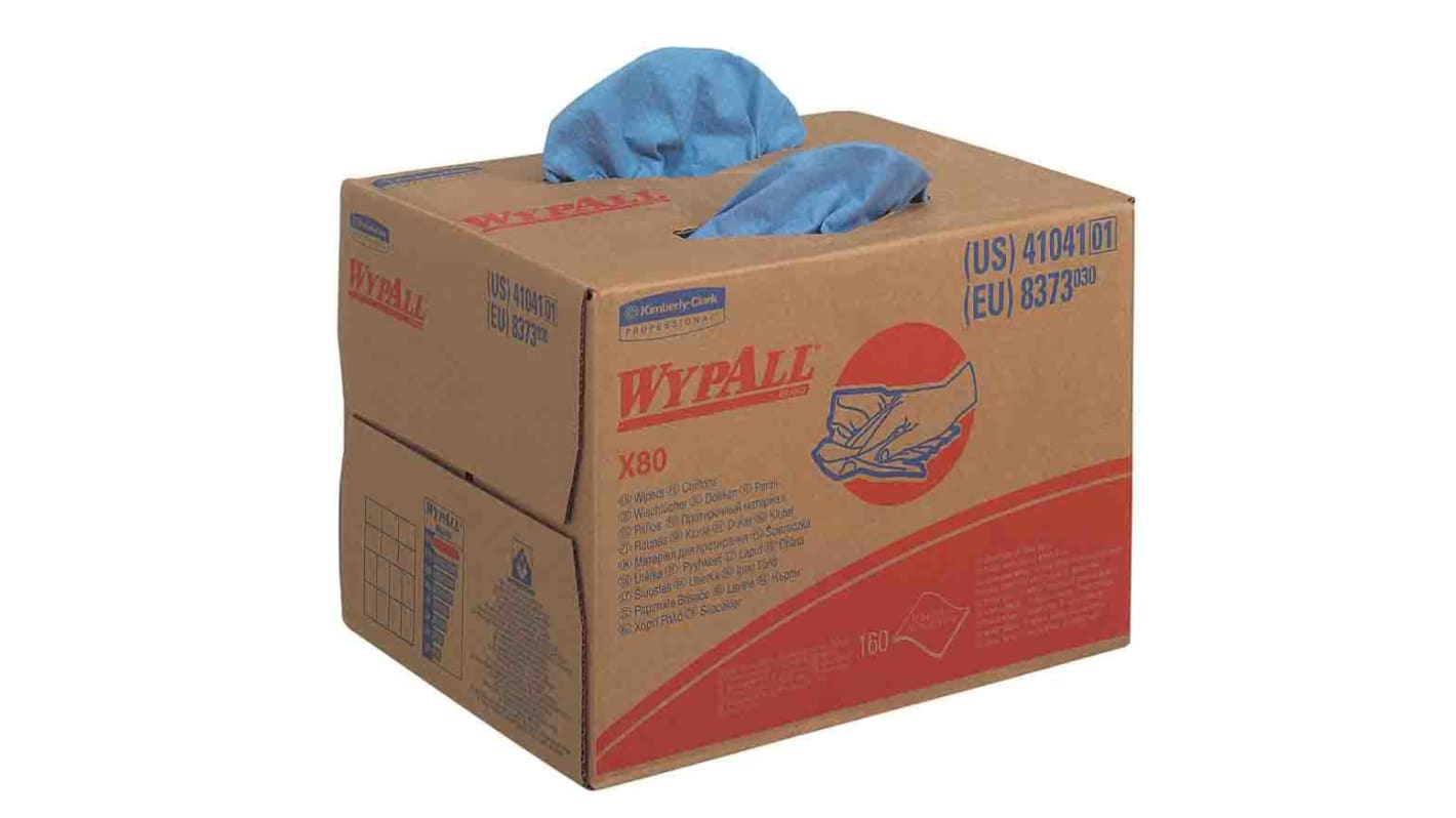 Kimberly Clark WypAll Dry Cleaning Wipes, Box of 160